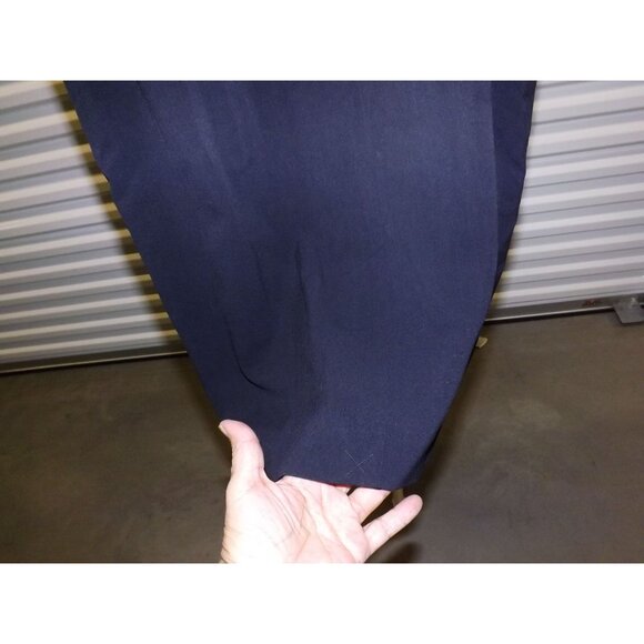 Calvin Klein Size 16 Skirt 24" Long Spandex Rayon Polyester Blend Black Drk Blue - Picture 12 of 13